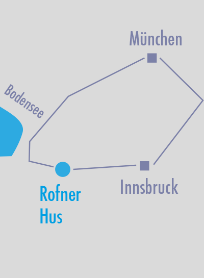 Anfahrt ins Rofner Hus im Vorarlberg